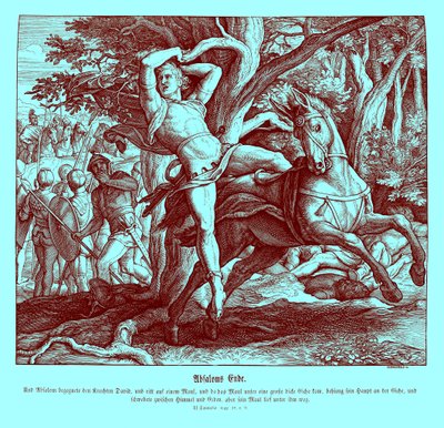 Tod von Absalom, 2. Samuel von Julius Schnorr von Carolsfeld