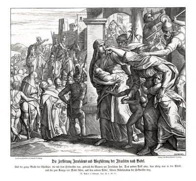 Fall Jerusalems, 2. Könige von Julius Schnorr von Carolsfeld