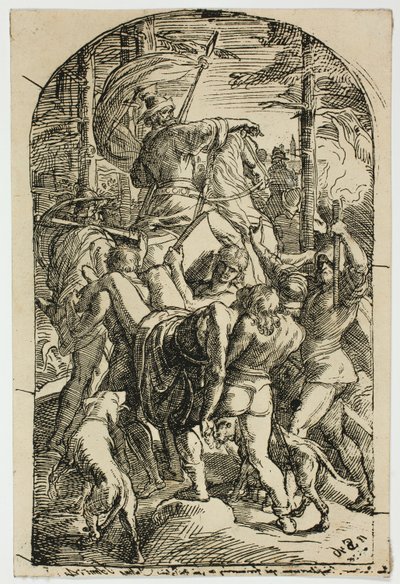 Hagen lässt Siegfrieds Leiche aus dem Wald nach Hause tragen von Julius Schnorr von Carolsfeld