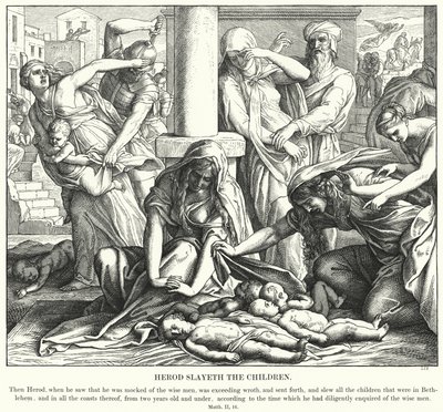 Herodes lässt die Kinder töten von Julius Schnorr von Carolsfeld