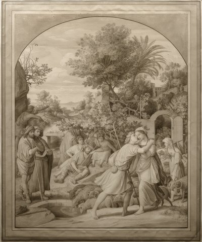 Jakob und Rahel am Brunnen von Julius Schnorr von Carolsfeld