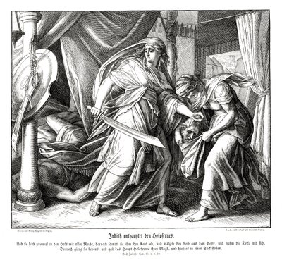 Judith enthauptet Holofernes, Buch Judith von Julius Schnorr von Carolsfeld