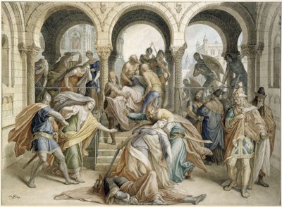 Kriemhilds Tod von Julius Schnorr von Carolsfeld