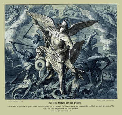 Michaels Sieg über den Drachen, Offenbarung von Julius Schnorr von Carolsfeld