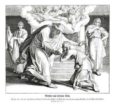 Das Gleichnis vom barmherzigen Samariter, Evangelium nach Lukas von Julius Schnorr von Carolsfeld