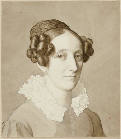 Porträt einer Frau von Julius Schnorr von Carolsfeld