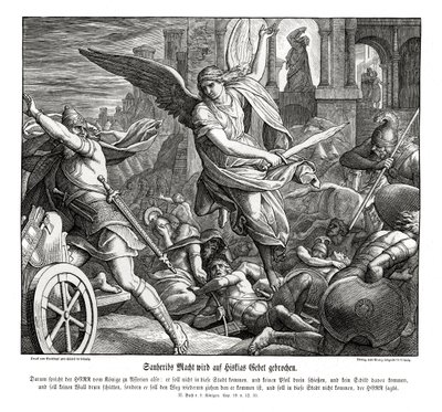 Gebet von Hiskia, 2. Könige von Julius Schnorr von Carolsfeld