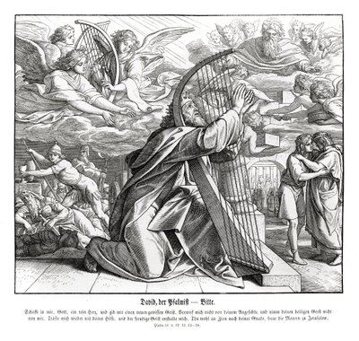 Psalmen - Bitte von Julius Schnorr von Carolsfeld