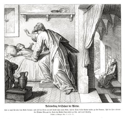 Wiederbelebung des Sohnes der Witwe von Julius Schnorr von Carolsfeld