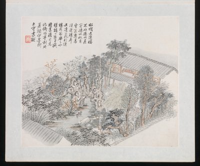 Zehn Orte im Zusammenhang mit Ruan Yuan, datiert 1883 von Jun Wang
