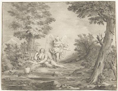 Hagar in der Wüste von Jurriaan Cootwijck