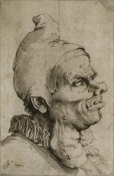 Großer grotesker Kopf von Jusepe de Ribera