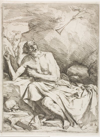 Der heilige Hieronymus hört die Posaune des Jüngsten Gerichts von Jusepe de Ribera