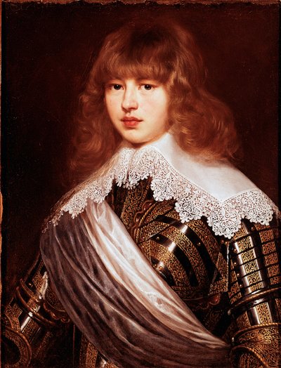 Porträt von Prinz Valdemar Christian von Dänemark von Justus Sustermans