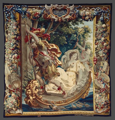 Kleopatra soll Rom Tribut zollen aus Die Geschichte von Caesar und Kleopatra von Justus van Egmont
