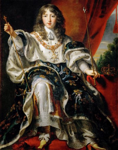 Ludwig XIV., König von Frankreich in seinen Krönungsroben von Justus van Egmont