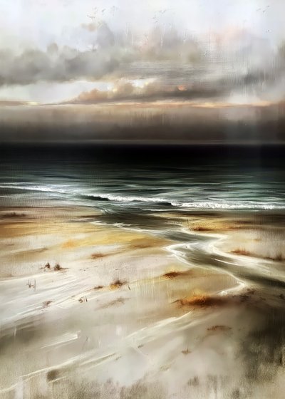 Am Meer Kunst von Justyna Jaszke