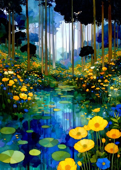 Flora von Klimt 8 von Justyna Jaszke
