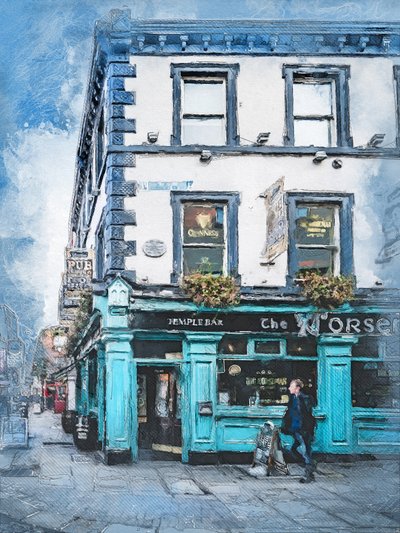 Temple Bar Dublin von Justyna Jaszke