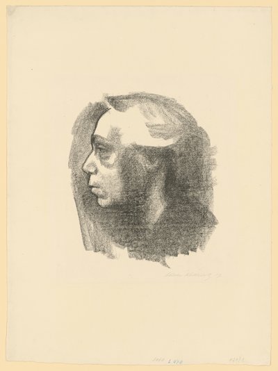 Selbstbildnis (1. Zustand) von Käthe Kollwitz