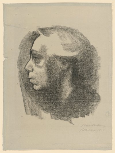 Selbstbildnis (1. Zustand) von Käthe Kollwitz