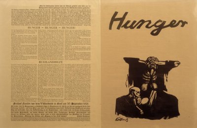 Sowjetrussland, Ernährungskrise / Flugschrift von Käthe Kollwitz