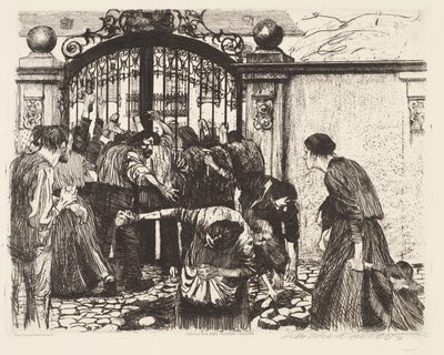 Sturm (Angriff) von Käthe Kollwitz