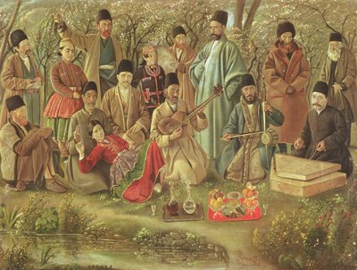 Persische Musiker von Kamal Al Molk