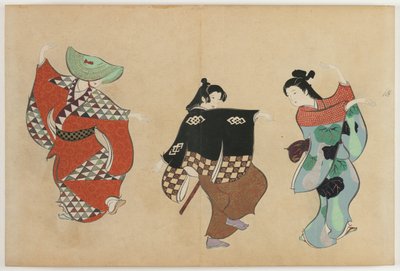 Blumen von hundert Welten (Momoyogusa): Tanz von Kamisaka Sekka