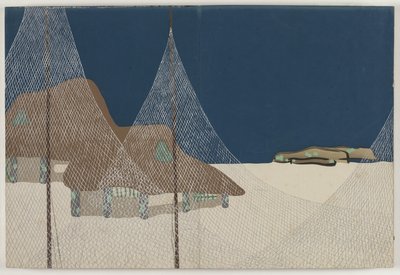 Blumen von hundert Welten (Momoyogusa): Fischerdorf von Kamisaka Sekka