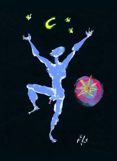 Kosmischer Tanz von Kanat Ibragimov