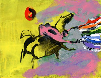 Freudige Regenbogenfiguren von Kanat Ibragimov