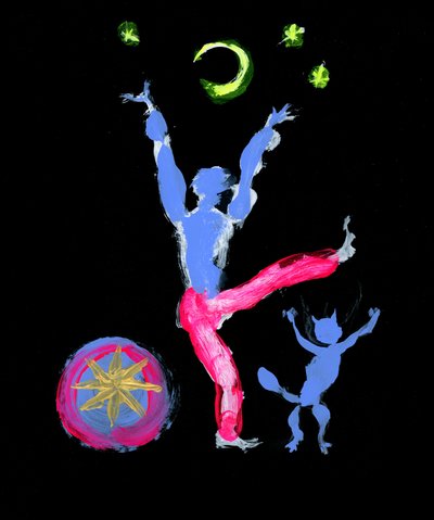 Magischer Nachtjongleur von Kanat Ibragimov