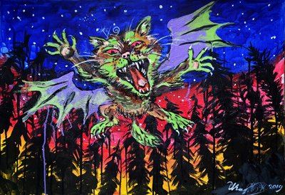 Brüllendes Waldmonster von Kanat Ibragimov