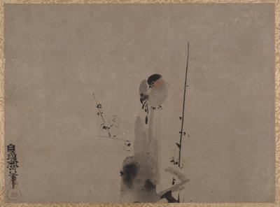 Vogel auf einem Pflaumenbaum von Kano Naonobu