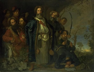 Eine tatarische Gesandtschaft zu Besuch in Kopenhagen von Karel van III Mander