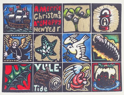 Weihnachtskarte, 1999 von Karen Cater