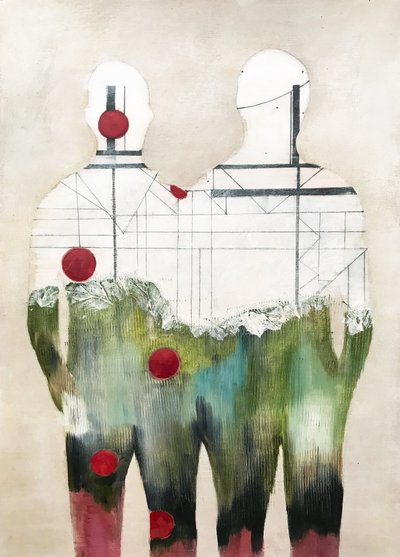 Innere Landschaftsfiguren von Karenina Fabrizzi