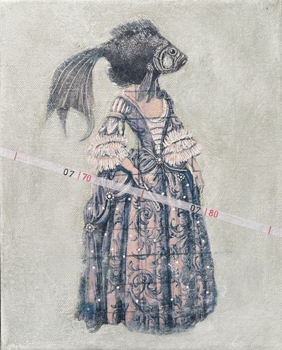 Surreale Fischdame von Karenina Fabrizzi