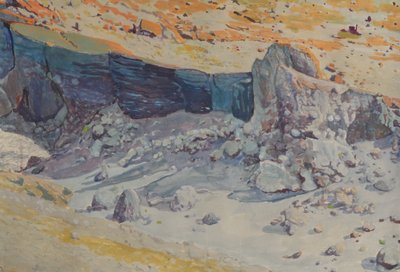 Blaue Bergschatten von Karin Bos
