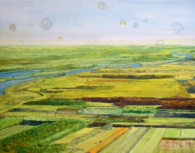 Schwebende Blasenlandschaft von Karin Bos