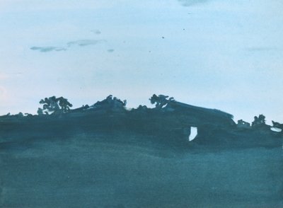 Minimalistischer dunkler Horizont von Karin Bos