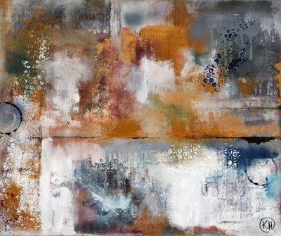 Goldene Texturschichten von Karin Hjortsjö