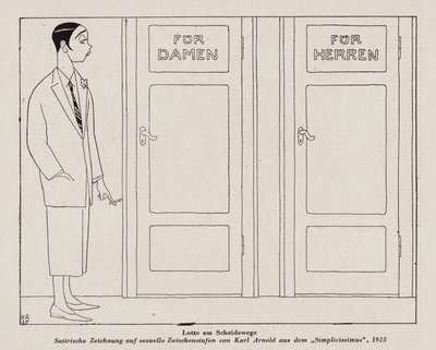 Transsexuell von Karl Arnold