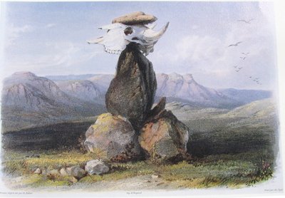 Karl Bodmer Zauberhaufen der Assinboin-Indianer von Karl Bodmer