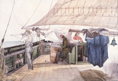 Szene auf der Janus von Karl Bodmer