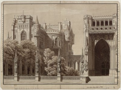 Dekoration zum allgemeinen Gebrauch. Burg von Karl Friedrich Schinkel