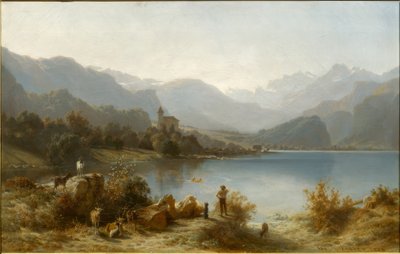 Brienz und der Brienzersee von Karl Girardet