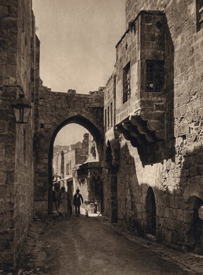 Jerusalem, Straßenszene von Karl Grober
