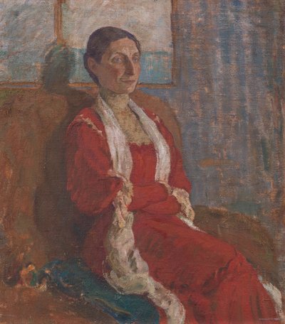 Porträt von Frau Bertha Brandstrup von Karl Isakson